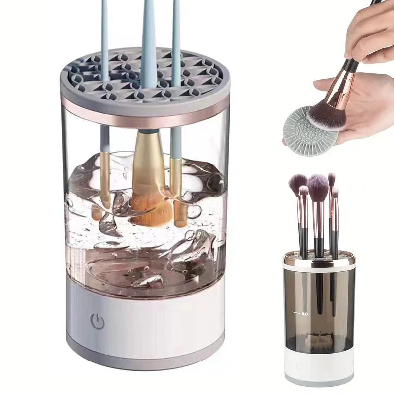Beauty Makeup Background - 자동 전동 메이크업 브러쉬 클리너 USB