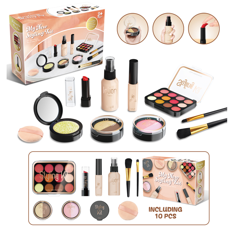 Beauty Makeup Kit For Kids - 10 Pcs 시뮬레이션 소녀 아름다움 놀이