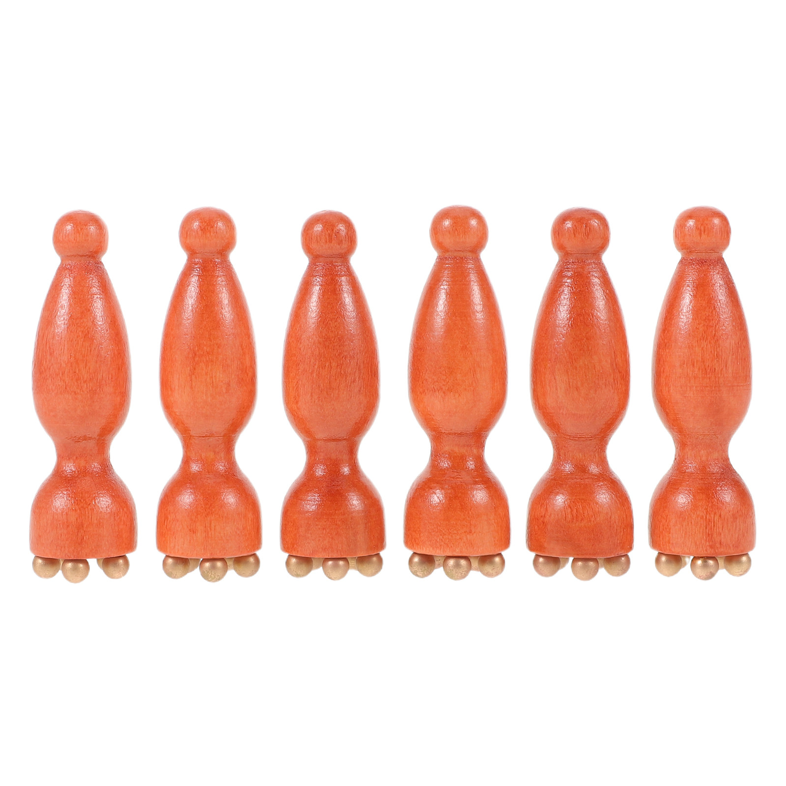 Face Massager - 6Pcs 나무 아이 크림 어플리케이터 롤러