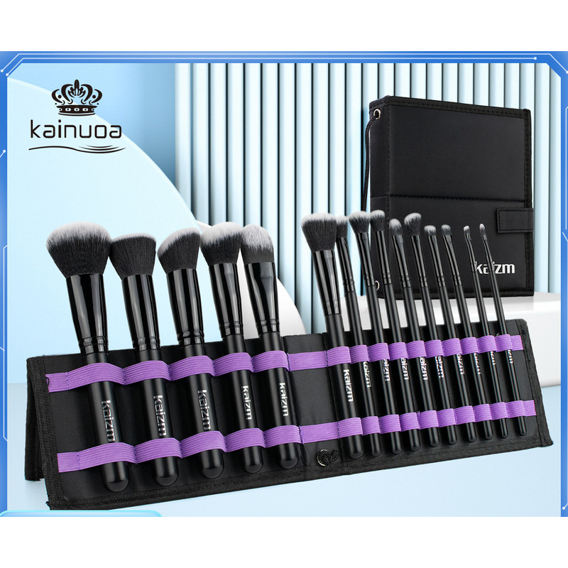 Your Beauty Makeup - 15종 블랙 메이크업 브러쉬 세트, 완벽한