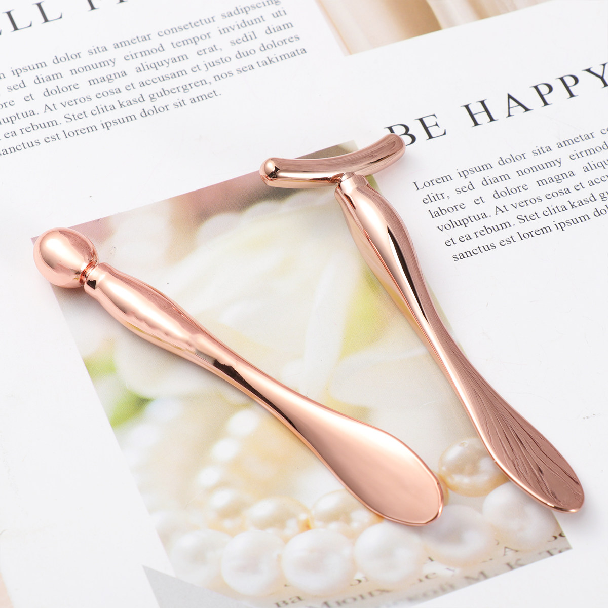 Face Massager - 2개입 스킨케어 도구 아이 마사지 스틱