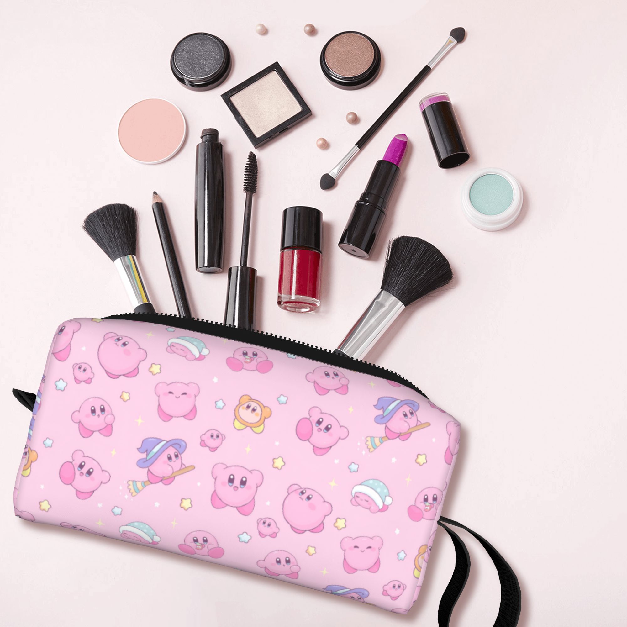 Beauty Makeup Games - 여성용 맞춤형 카와이 K-커비 여행용 세면도구