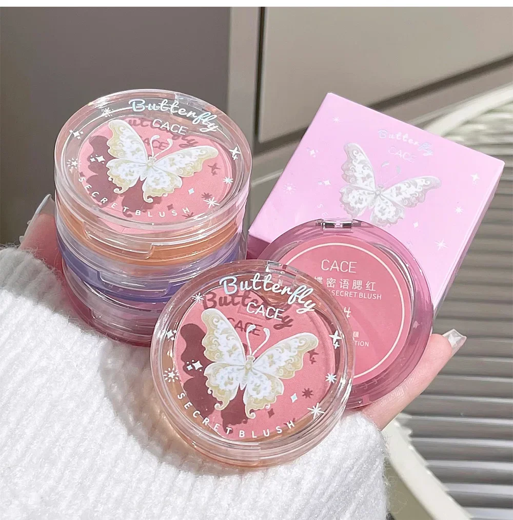 로맨틱 버터플라이 3색 블러쉬 팔레트 치크 파우더 매트 - Beauty Makeup Looks 리뷰 및 가격