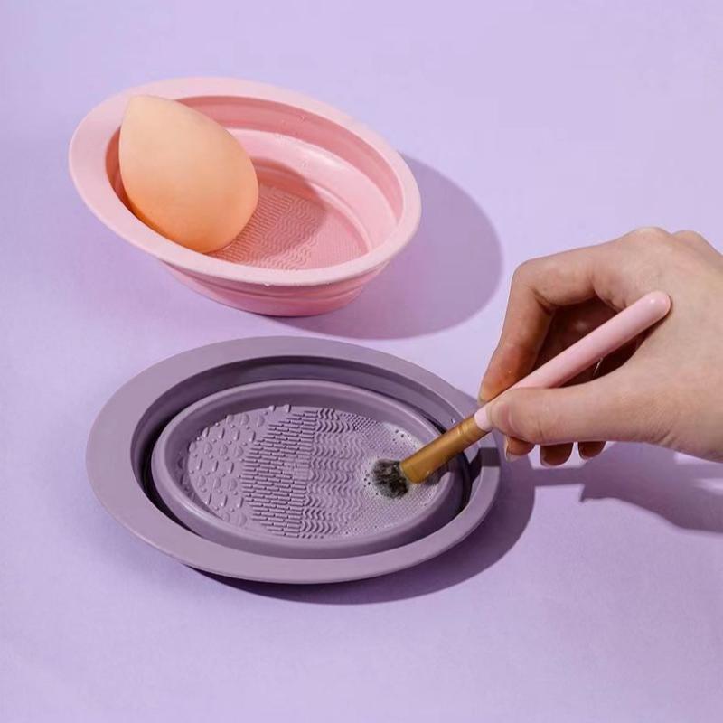 접이식 파우더 퍼프 클리닝 볼 아이섀도우 브러쉬 세척  - Beauty Makeup Vanity 리뷰 및 가격