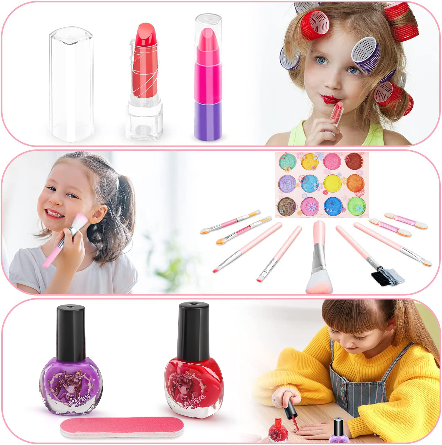 여아용 키즈 메이크업 장난감 키트, 세척 가능한 메이크 - Beauty Makeup Kit For Kids 리뷰 및 가격