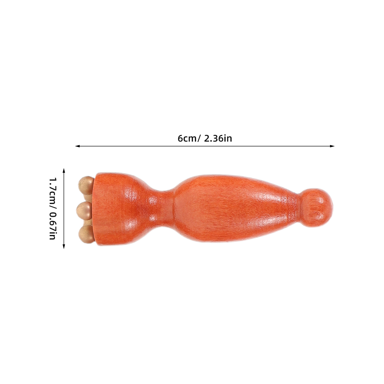6Pcs 나무 아이 크림 어플리케이터 롤러 연꽃 디자인 - Face Massager 리뷰 및 가격