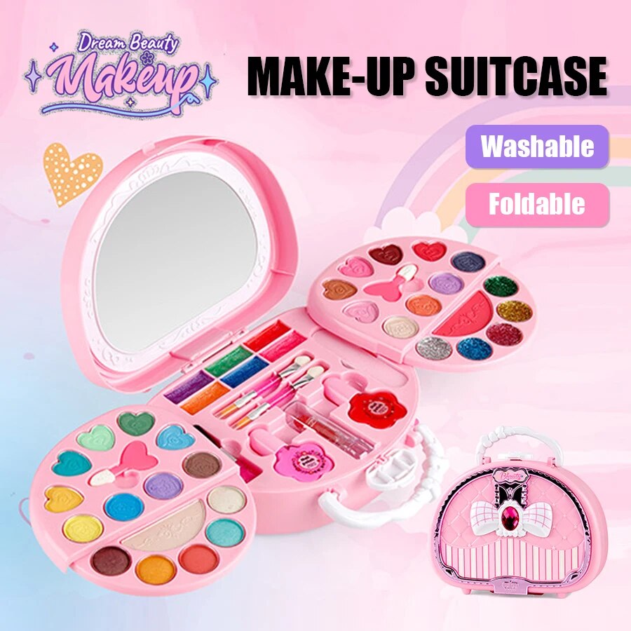 어린이 미용 장난감 메이크업 키트 작은 가방 빨 수있는 - Beauty Makeup Kit For Kids 리뷰 및 가격