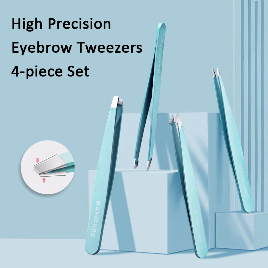 4 Pcs 다채로운 눈썹 족집게 머리 아름다움 좋은 머 - Beauty - Makeup - Eyes 리뷰 및 가격