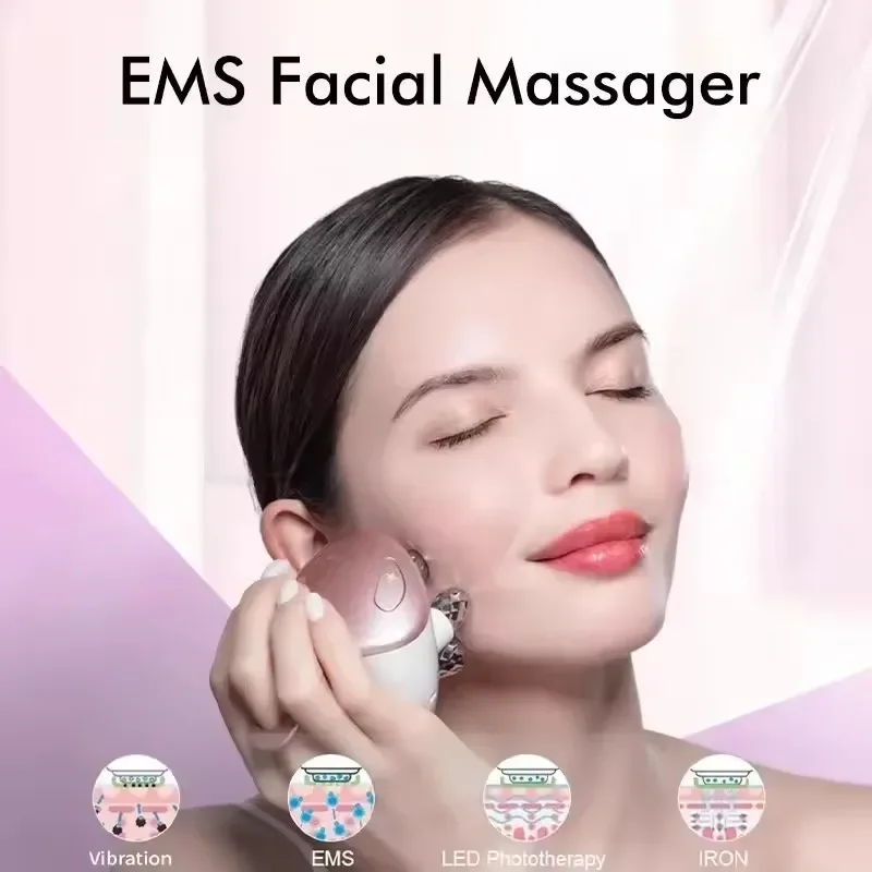 헤드 홈 유즈 페이셜 5가지 라이트 컬러 모드 기기 E - Face Massager 리뷰 및 가격