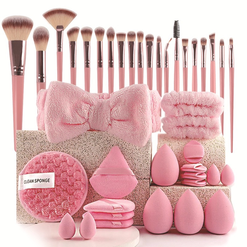 40개 뷰티 메이크업 도구 콤보 세트 페이스 워시 메이 - Beauty Makeup Background 리뷰 및 가격