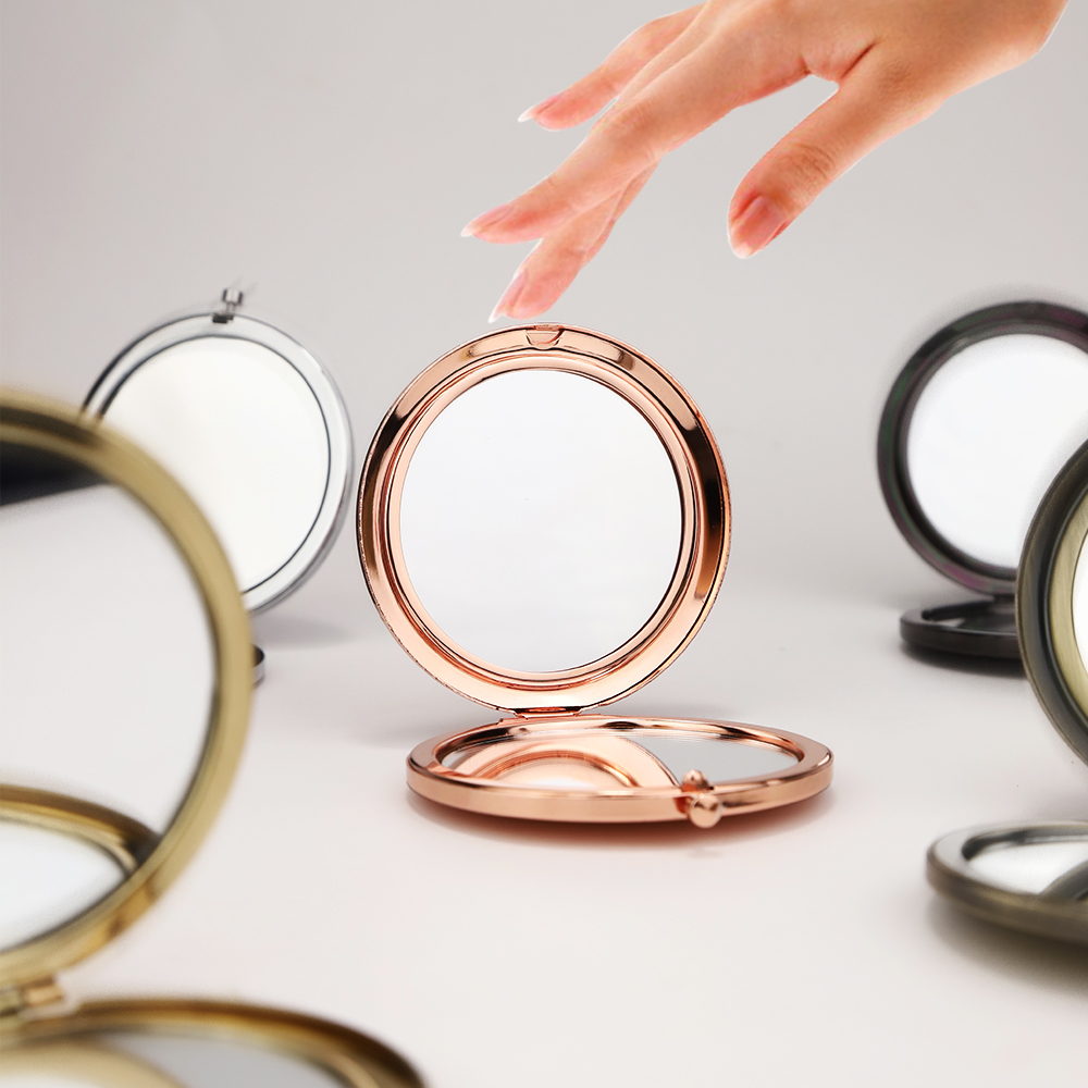 1pcs 57mm 컴팩트 지갑 포켓 메이크업 거울 접이 - Beauty Makeup Vanity 리뷰 및 가격