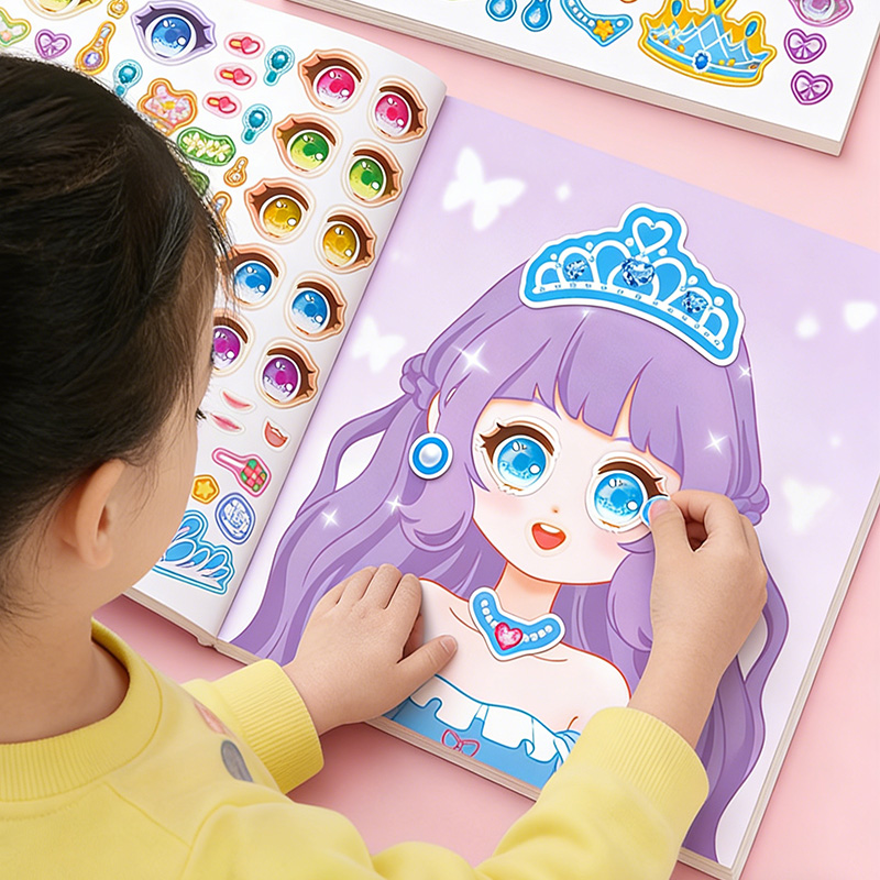 공주 메이크업 스티커, 패셔너블한 인형 디자인의 DIY - Beauty Makeup Games 리뷰 및 가격