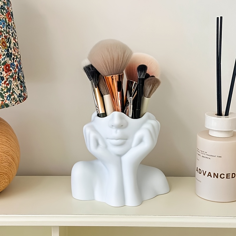 얼굴 모양 메이크업 브러쉬 홀더 - 뷰티 메이크업 보관 - Beauty Makeup Design 리뷰 및 가격