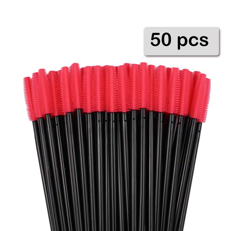 50pcs 실리콘 마스카라 완드 애플리케이터 일회용 속 - Beauty Makeup Vanity 리뷰 및 가격