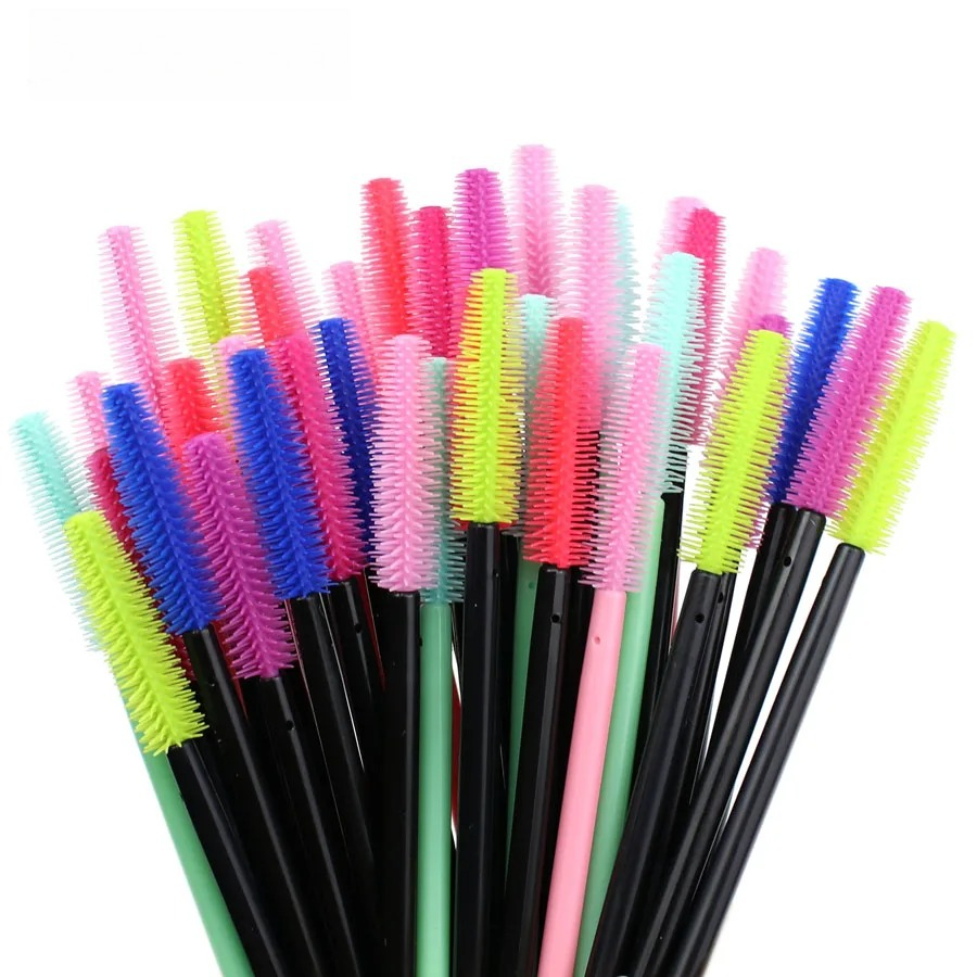 50pcs 실리콘 마스카라 완드 애플리케이터 일회용 속 - Beauty Makeup Vanity 리뷰 및 가격